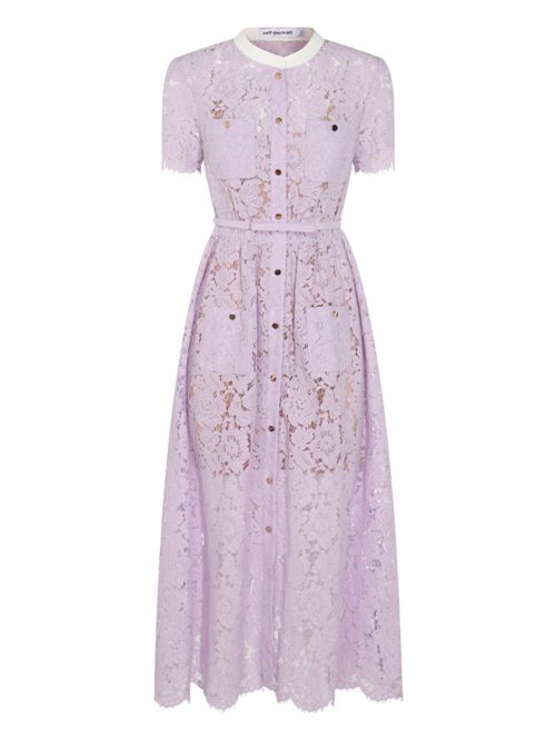 Midi Dress SELF PORTRAIT | PF25006MLILAC